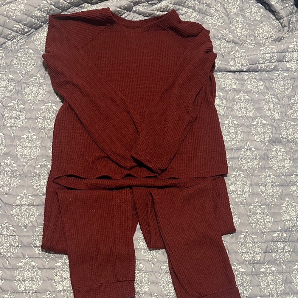 Cat & Jack Kids Matching Set - Burgundy